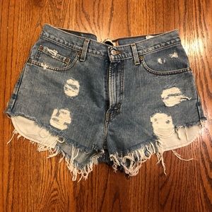 Levi’s Distressed Shorts